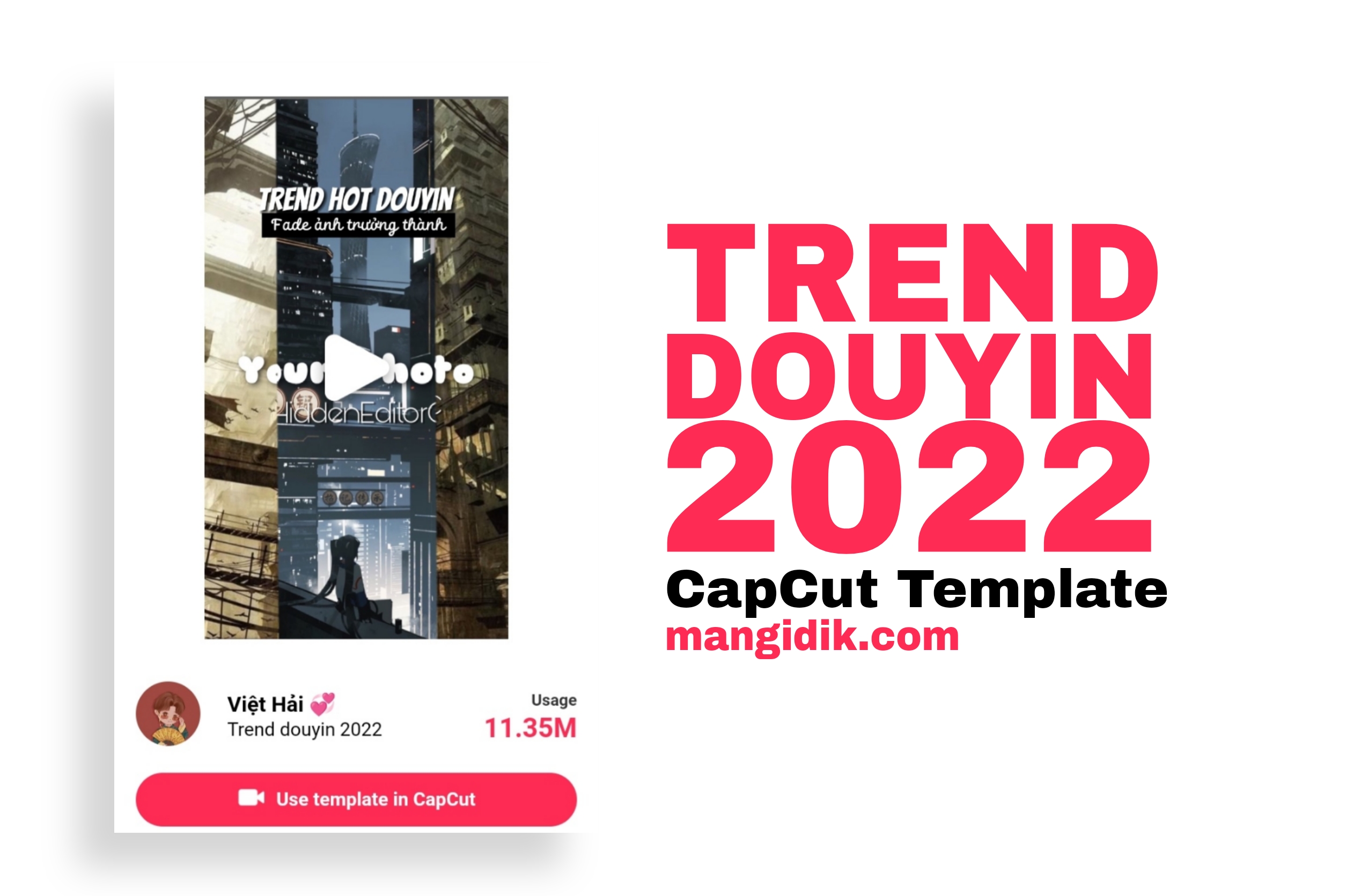 trend douyin 2022 capcut template