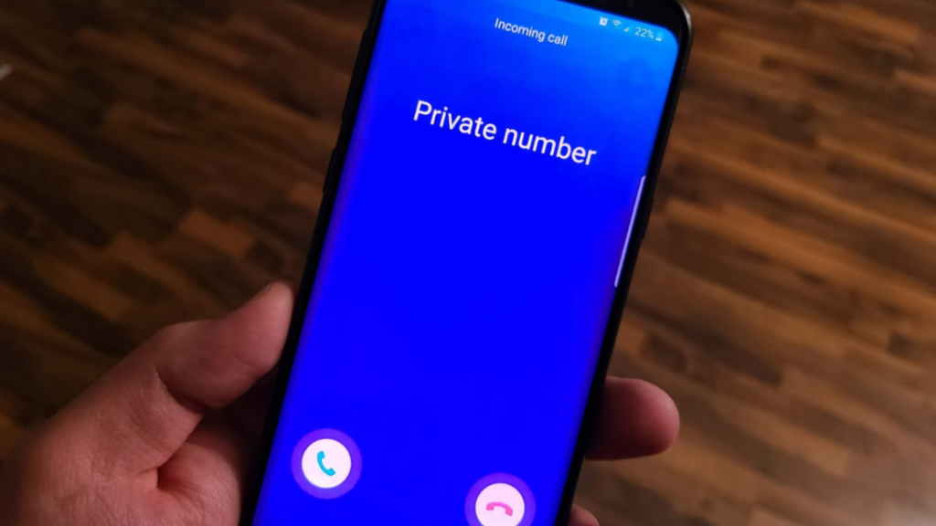 how to remove private number on samsung